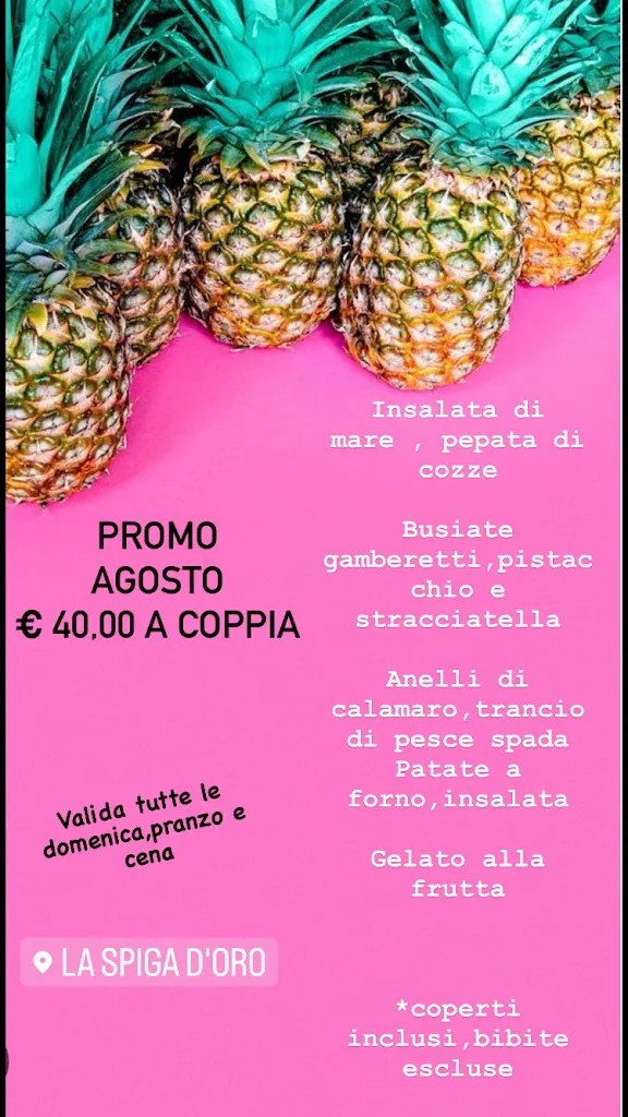 Menu_La Spiga D'Oro Food & Drink_Caccamo_image_4