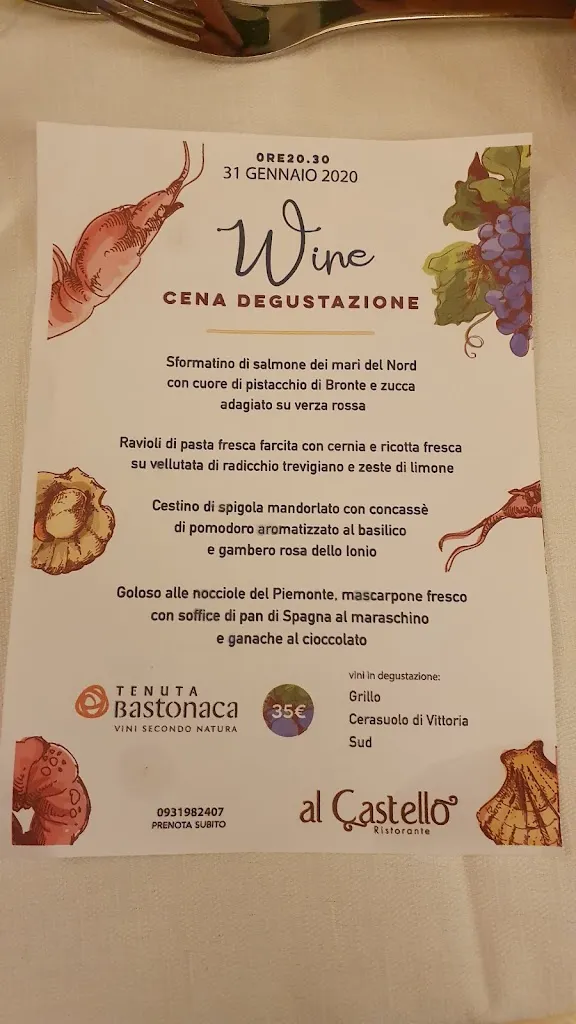 Menu_Ristorante Al Castello_Brucoli_immagine_3