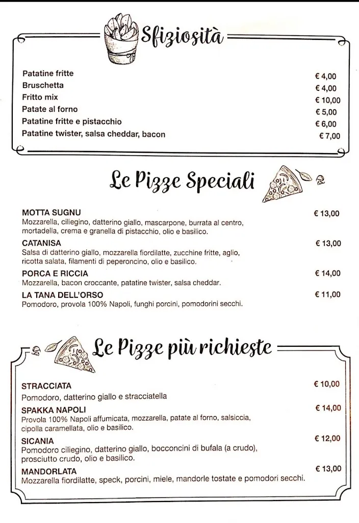 Menu_La Tana Dell'Orso Di Spinella Giuseppe_Calatabiano_image_2