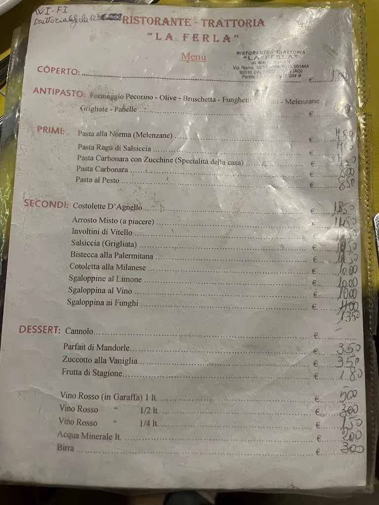 Menu_Ristorante La Ferla_Caltabellotta_image_1