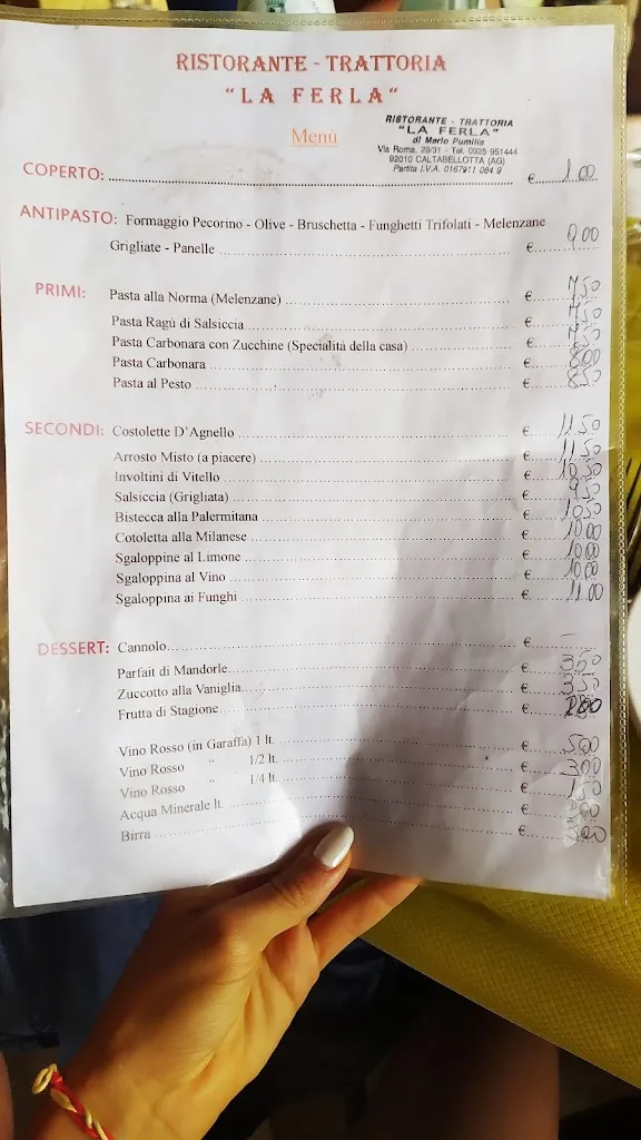 Menu_Ristorante La Ferla_Caltabellotta_image_2