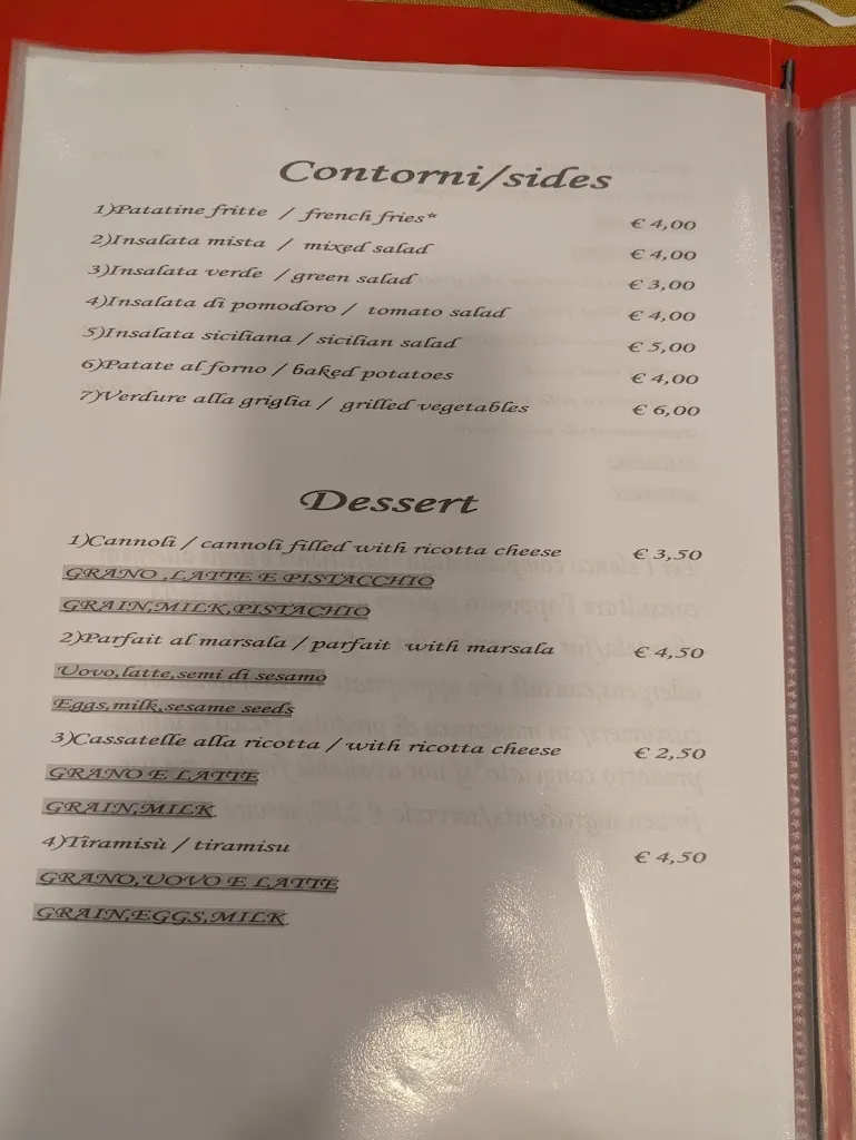Menu_Ristorante LA LOCANDA DI NONNA CICCIA_Calatafimi_image_2