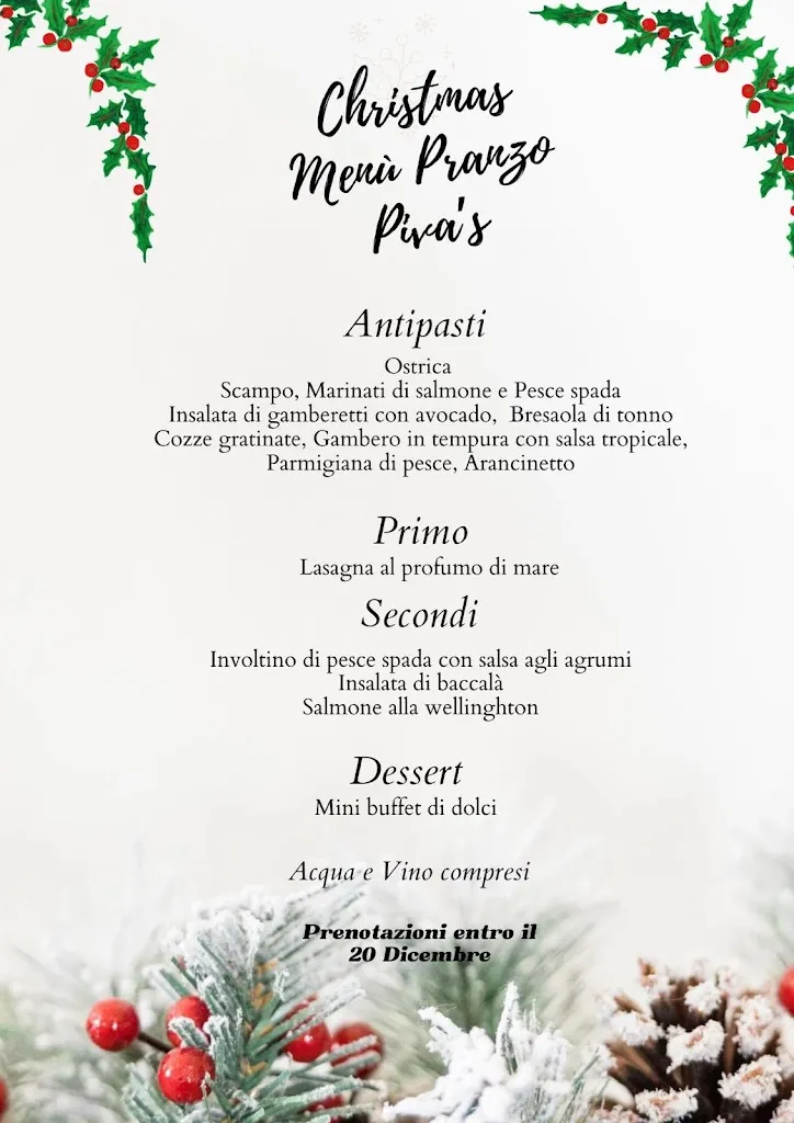 Menu_Piva’s Restaurant_Caltagirone_image_1