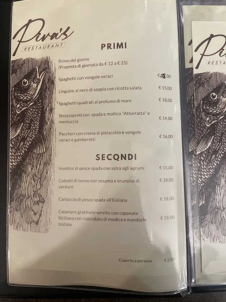 Menu_Piva’s Restaurant_Caltagirone_image_4