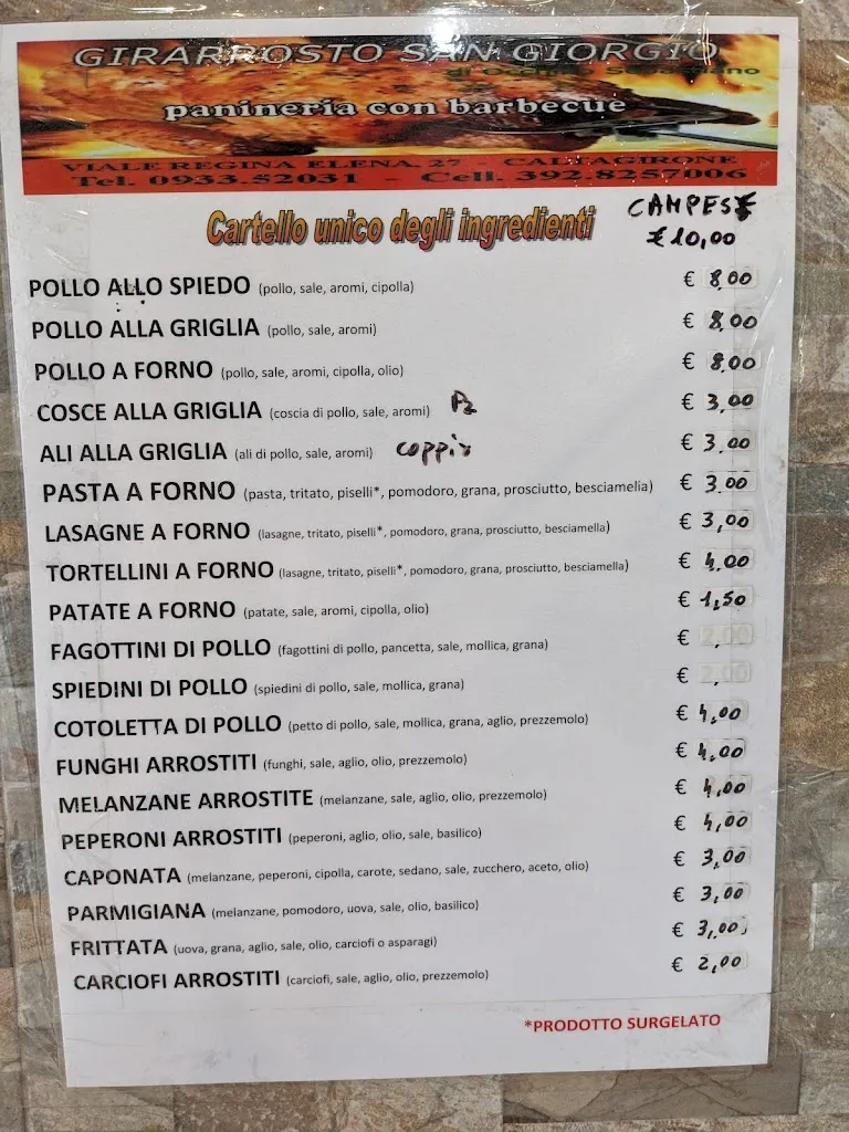 Menu_Girarrosto S. Giorgio Gastronomia_Caltagirone_image_1