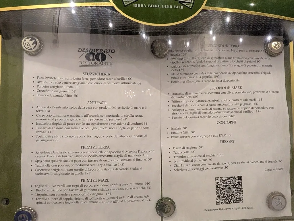 Menu_Ristorante Desiderato_Latiano_image_1