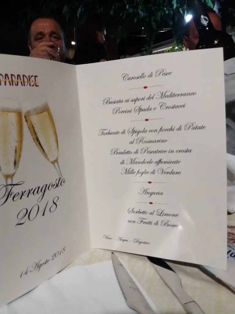 Menu_Ristorante, Pizzeria, Bar Paradise_Campobello di Licata_immagine_1