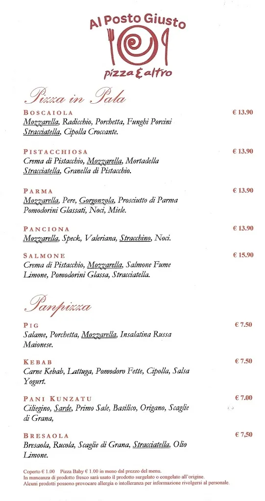 Menu_Al Posto Giusto_Campobello di Mazara_image_1