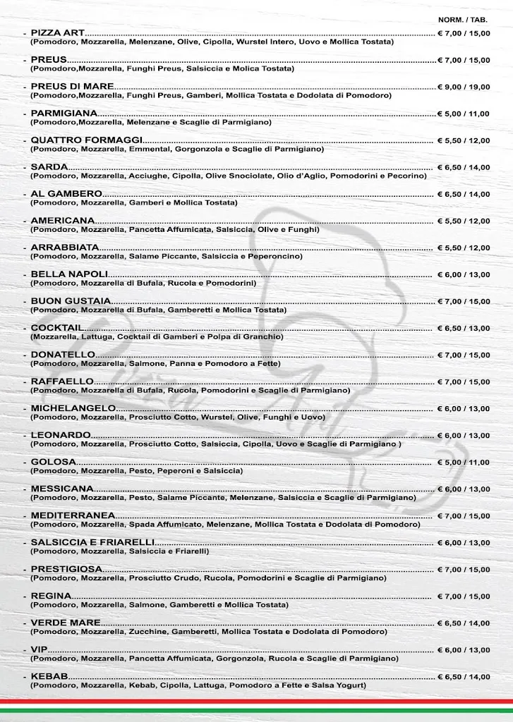 Menu_Pizzeria Art_Campobello di Mazara_image_1