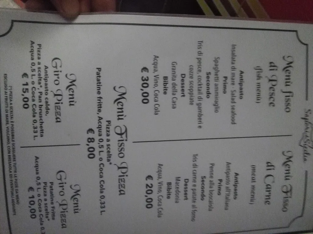 Menu_Pizzeria praia mare_Campofelice di Roccella_immagine_4