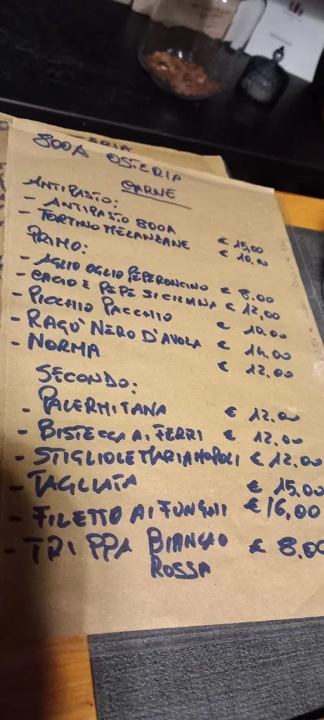 Menu_800A Osteria Cocktail Bar_Caltanissetta_image_4