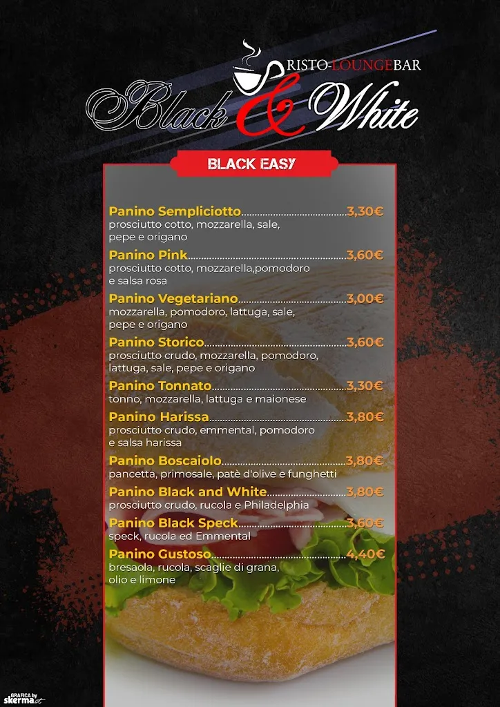 Menu_Black and white_Caltanissetta_image_1