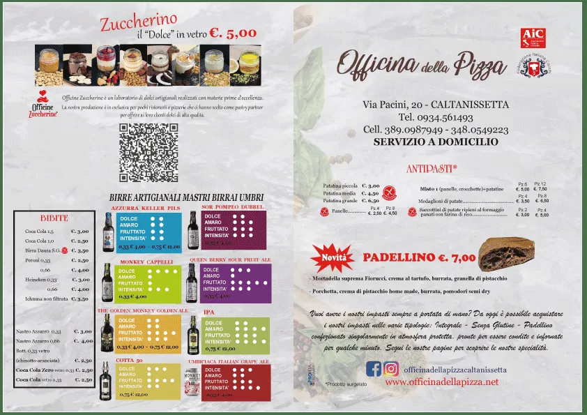 Menu_Officina Della Pizza Caltanissetta_Caltanissetta_image_3