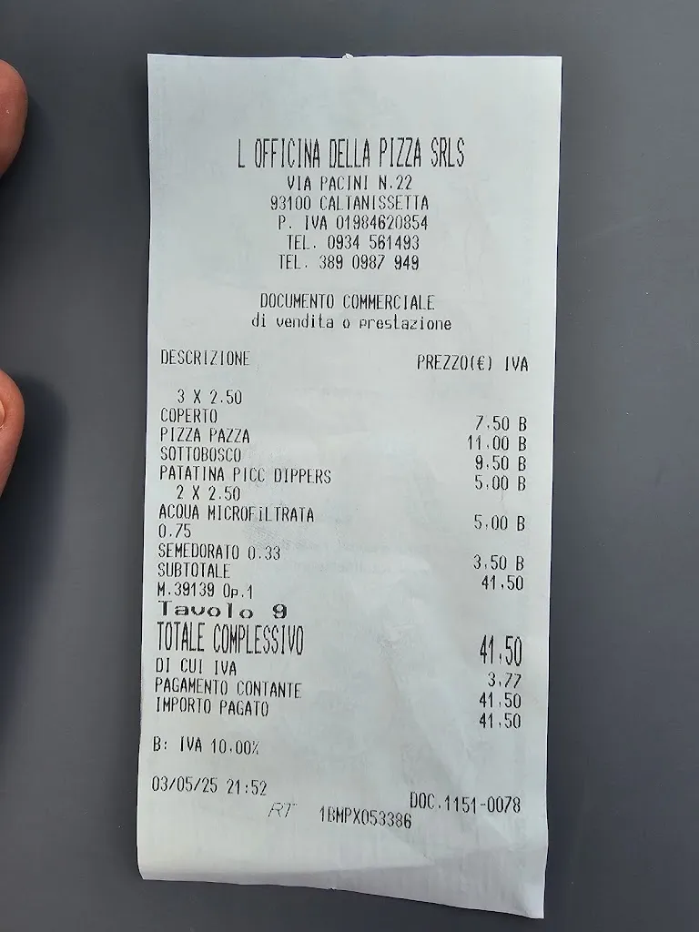 Amedeo Cannella_Officina Della Pizza Caltanissetta_Caltanissetta_review