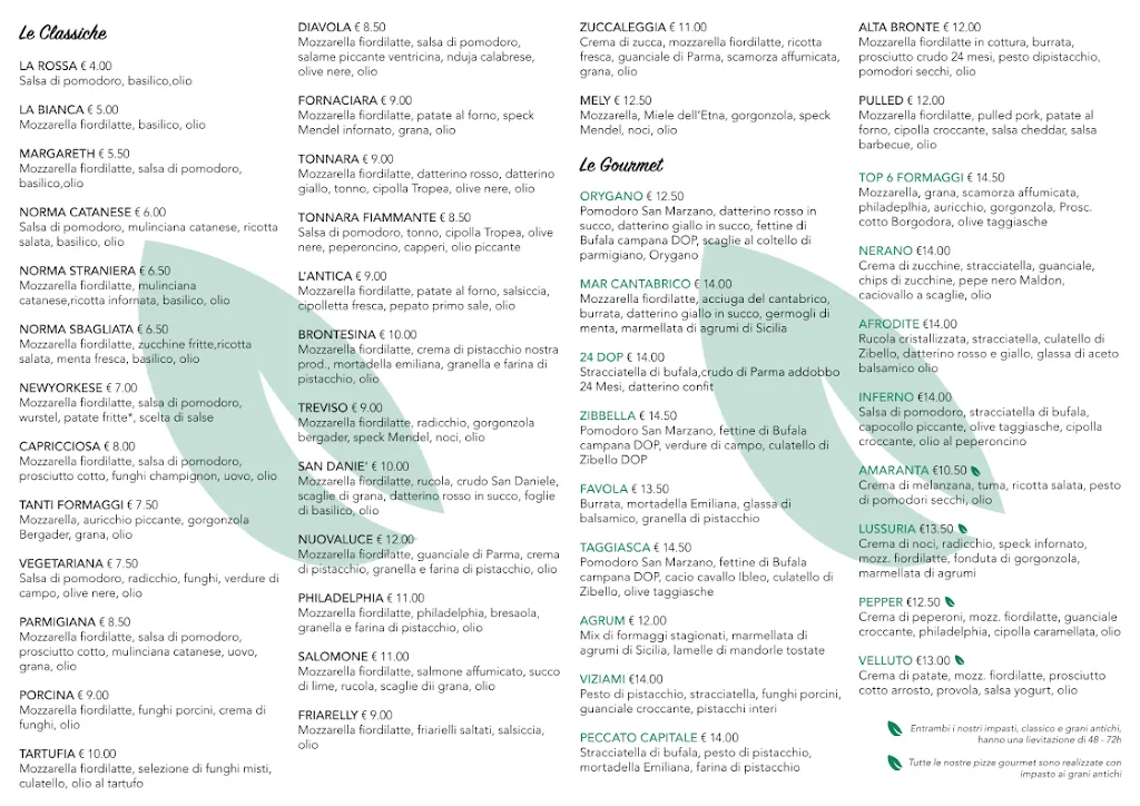 Menu_Pizzeria Orygano Gourmet_Canalicchio_image_1