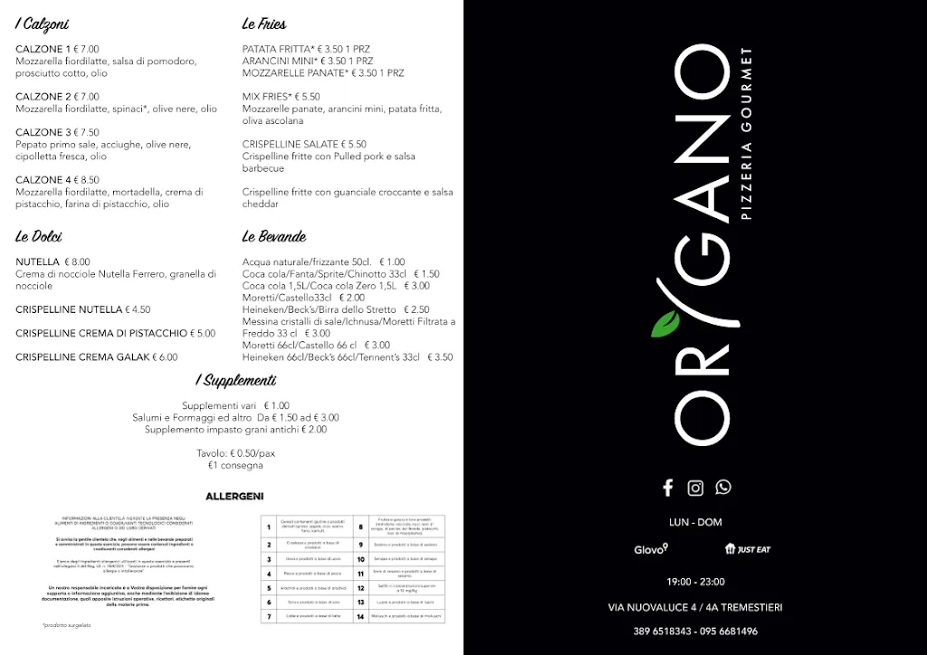 Menu_Pizzeria Orygano Gourmet_Canalicchio_image_3