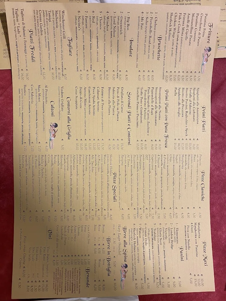 Menu_Sherlock Holmes Ristorante Pizzeria_Cassibile_image_1