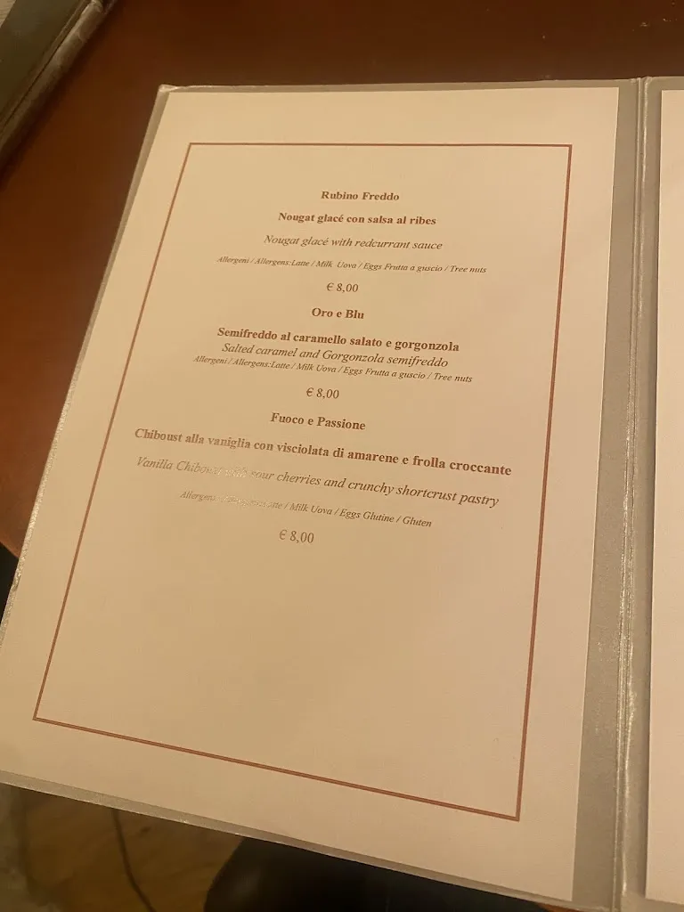 Menu_La Bocca Restaurant_Lecce_immagine_4