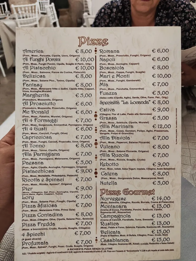 Menu_Ristorante Pizzeria La Locanda_Canicattì_image_1