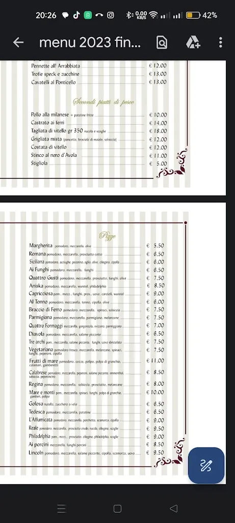 Menu_Ristorante Pizzeria Trattoria Ponticello_Canicattì_image_3