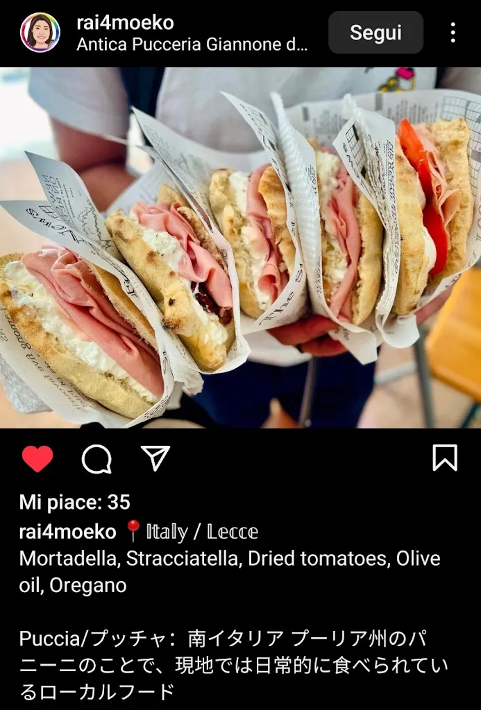 Menu_Antica Pucceria Giannone dal 1941_Lecce_image_1