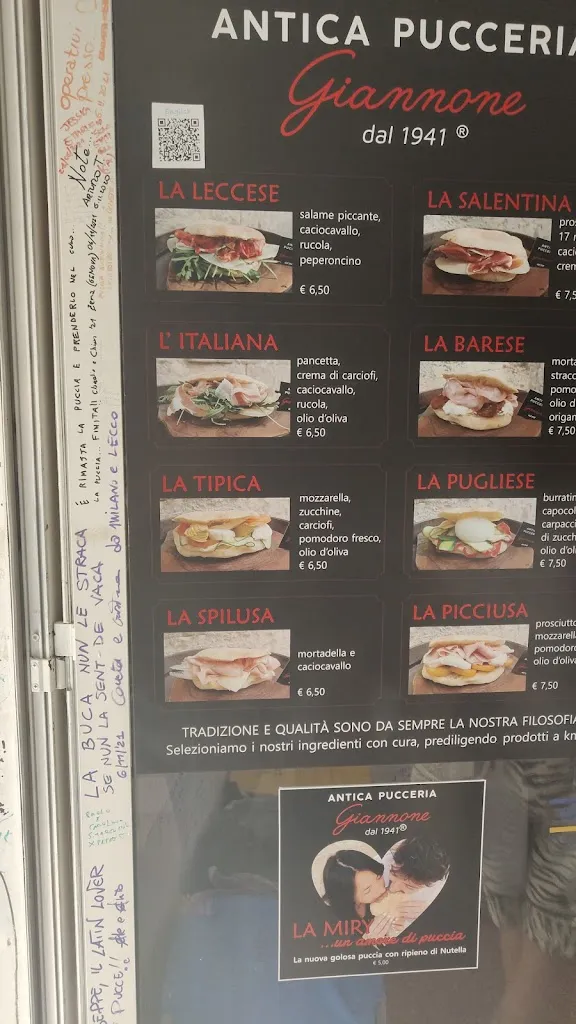 Menu_Antica Pucceria Giannone dal 1941_Lecce_image_3