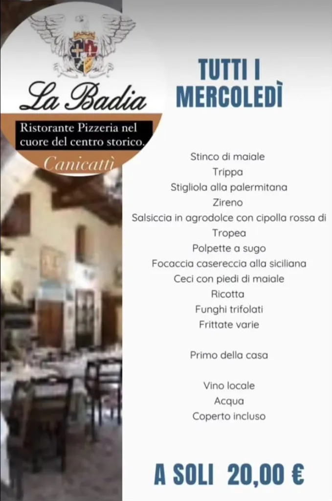 Menu_La Badia - Ristorante-Pizzeria-Location per Eventi_Canicattì_image_1