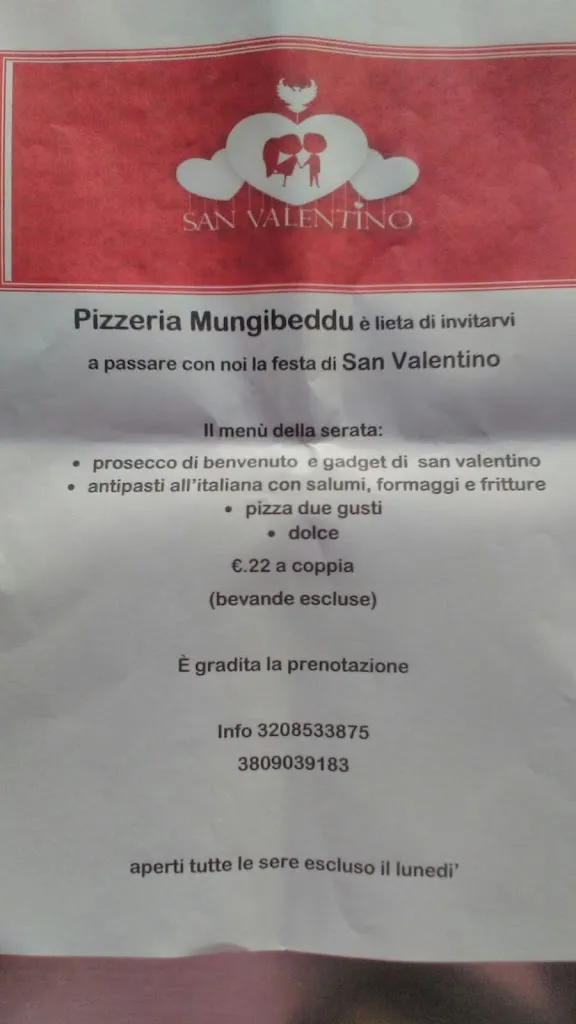 Menu_Pizzeria Mungibeddu Castel di Iudica Ct_Castel di Judica_image_1