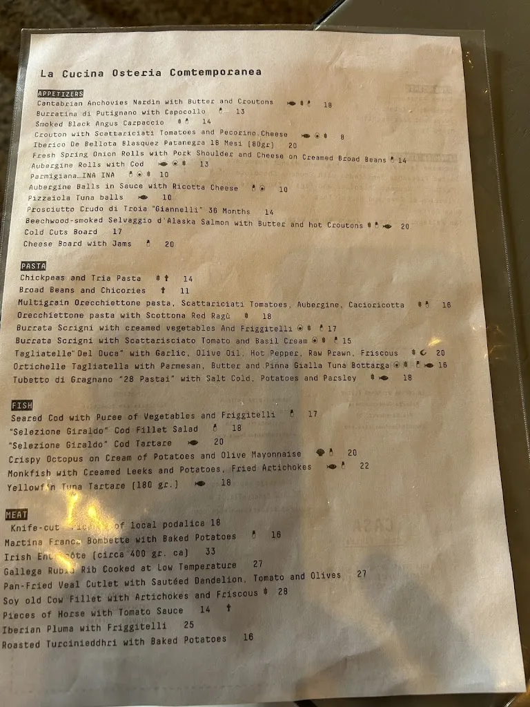 Menu_La Cucina di Mamma Elvira_Lecce_image_1