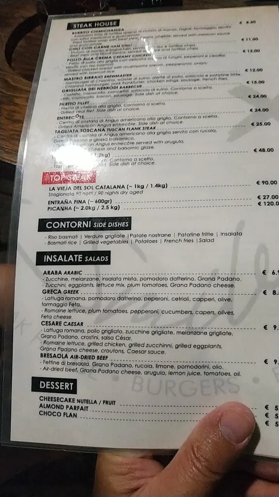 Menu_Smiley Steak House Ristorante e Cocktail Bar_Capo d'Orlando_image_2