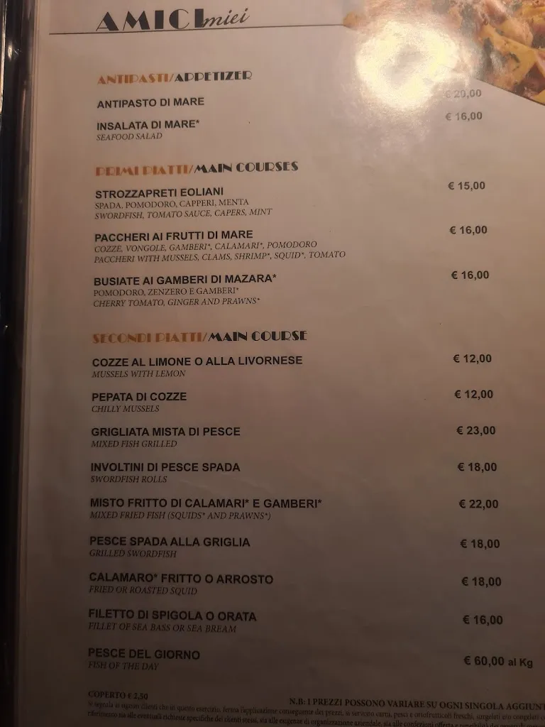Menu_RistorantePizzeria Amici Miei_Capo d'Orlando_image_1