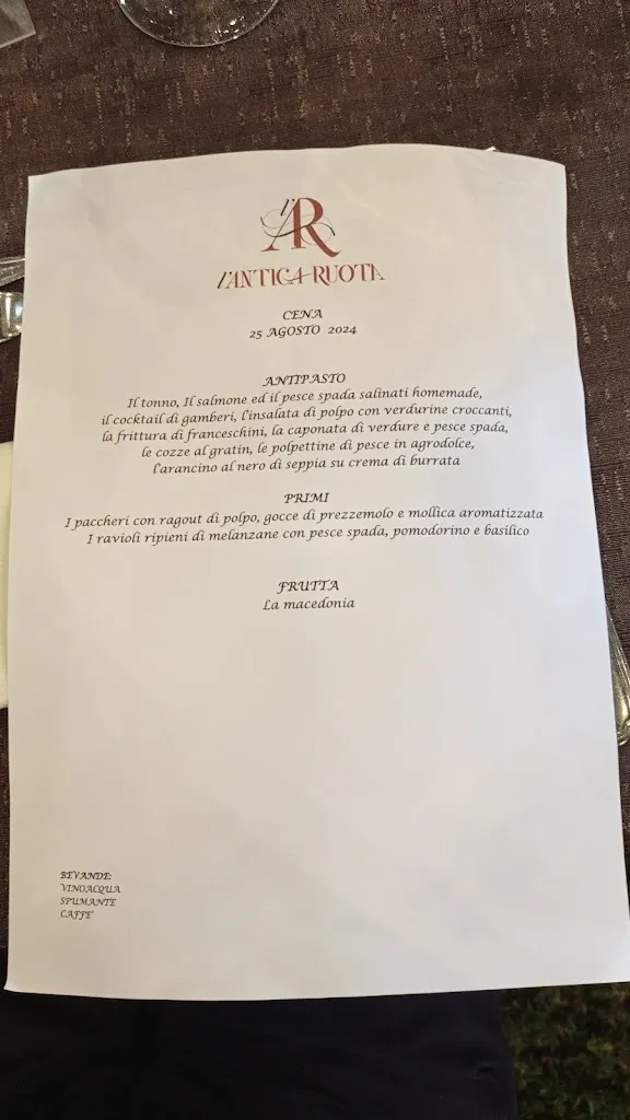 Menu_L'Antica Ruota Hotel Ristorante_Capo d'Orlando_image_4