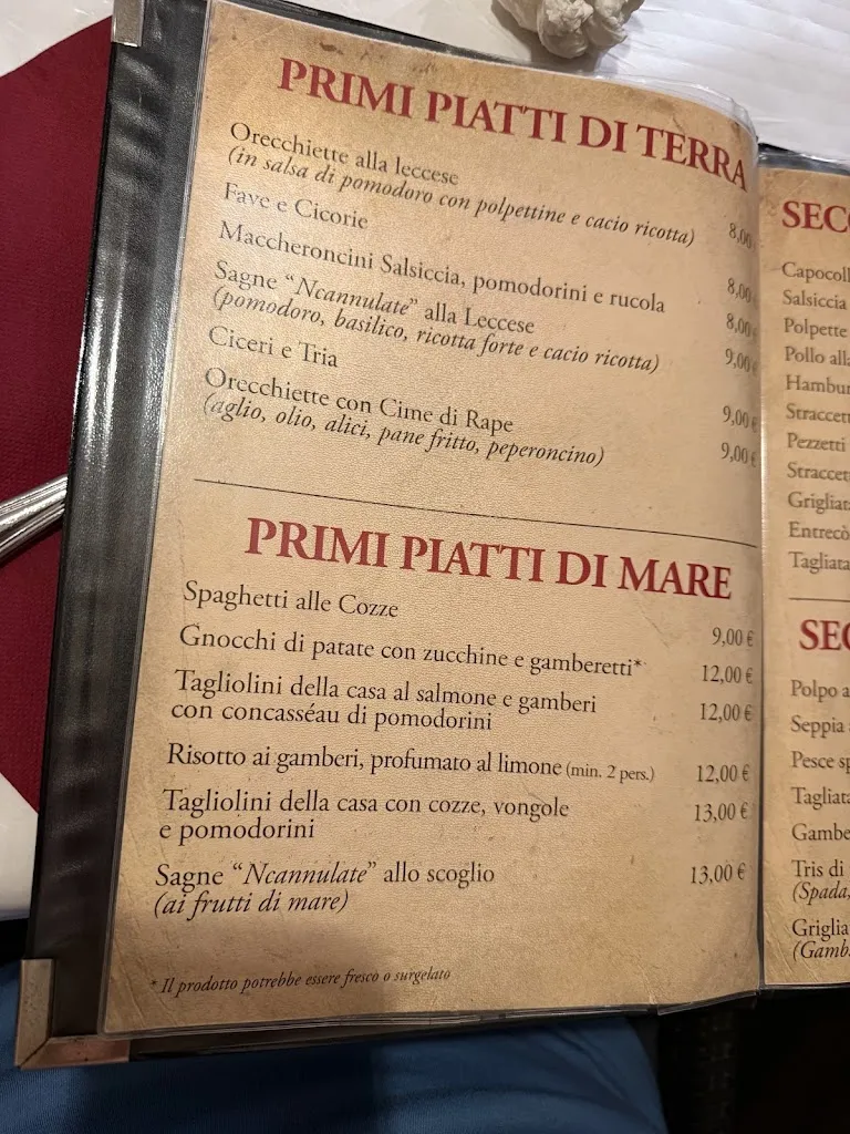 Menu_Osteria Le Volte_Lecce_image_3