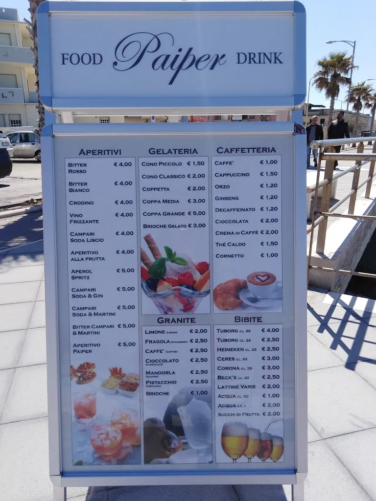Menu_Ristorante Bar Paiper_Capo d'Orlando_image_1