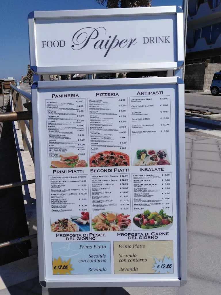 Menu_Ristorante Bar Paiper_Capo d'Orlando_image_2