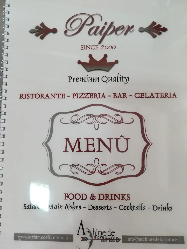 Menu_Ristorante Bar Paiper_Capo d'Orlando_image_4