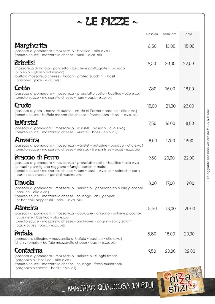 Menu_Pizza & Sfizi - Pizzeria - Capo d'Orlando_Capo d'Orlando_image_2