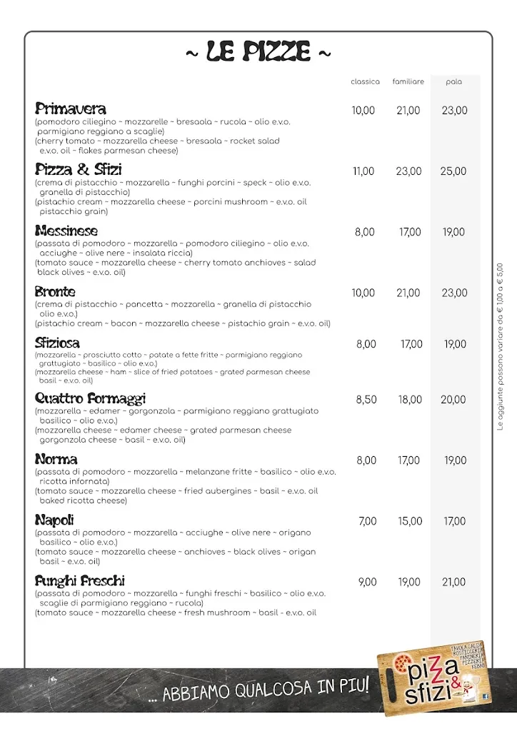 Menu_Pizza & Sfizi - Pizzeria - Capo d'Orlando_Capo d'Orlando_image_4