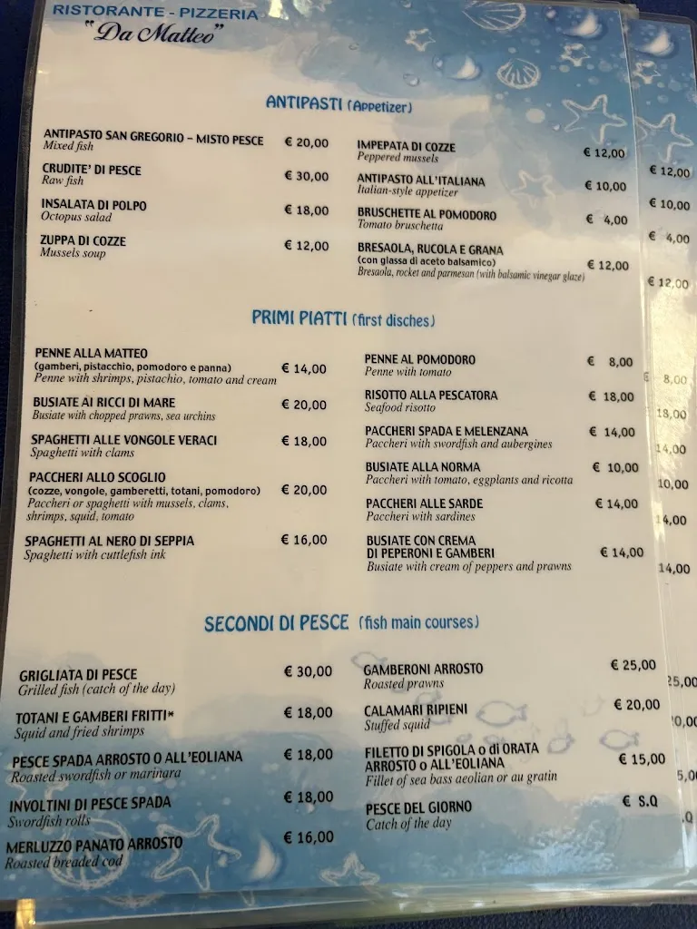 Menu_Da Matteo_Capo d'Orlando_image_1
