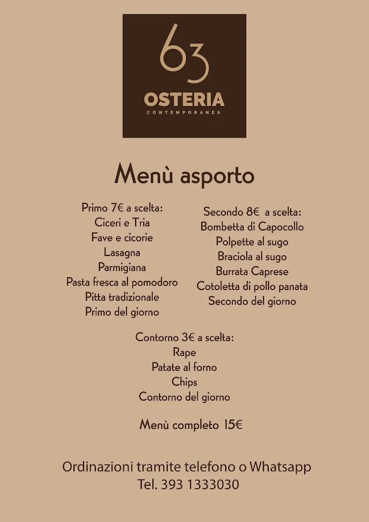 Menu_63 Osteria Contemporanea_Lecce_image_3