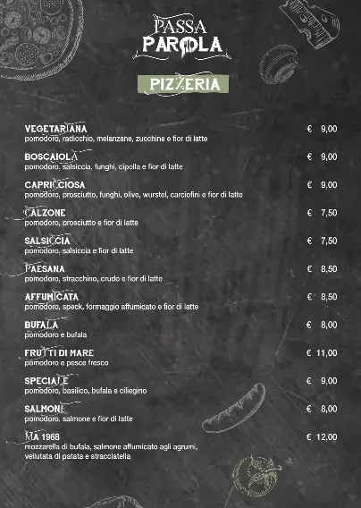 Menu_Passaparola Ristorante Pizzeria_Capo d'Orlando_image_4