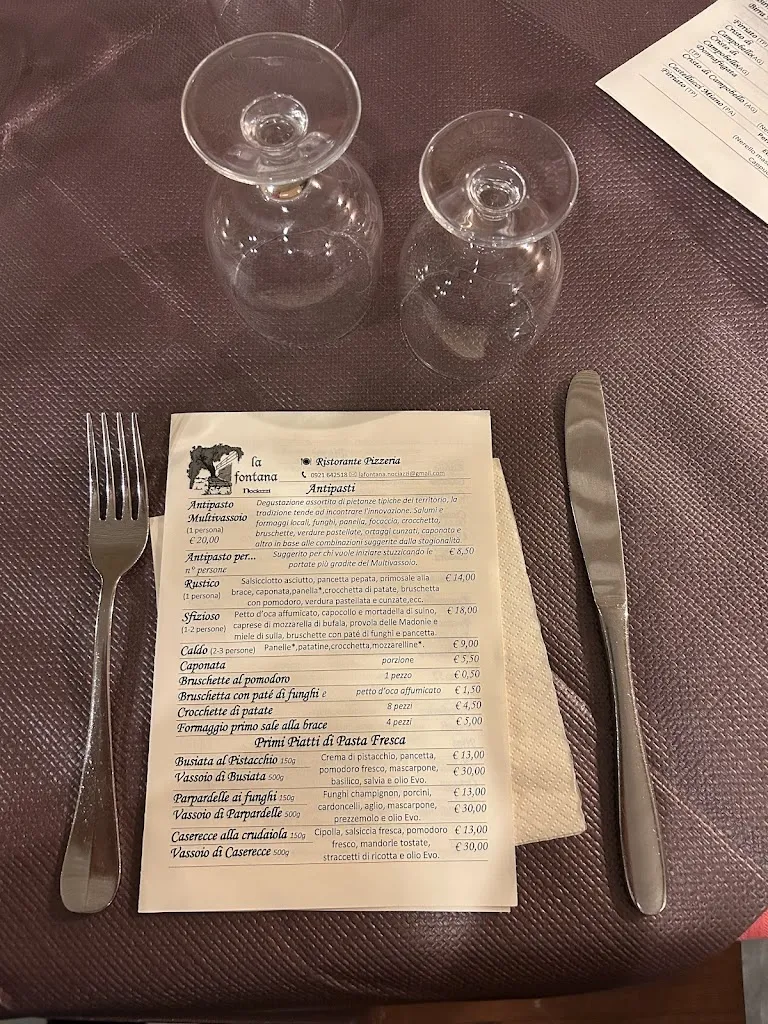 Menu_Pizzeria Ristorante 