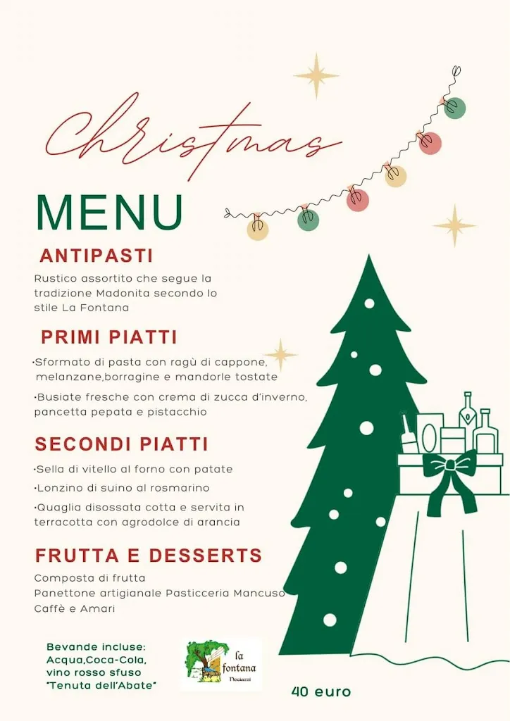 Menu_Pizzeria Ristorante 