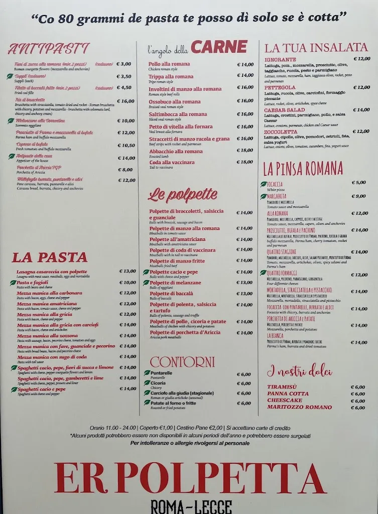 Menu_Er Polpetta - Lecce_Lecce_image_3
