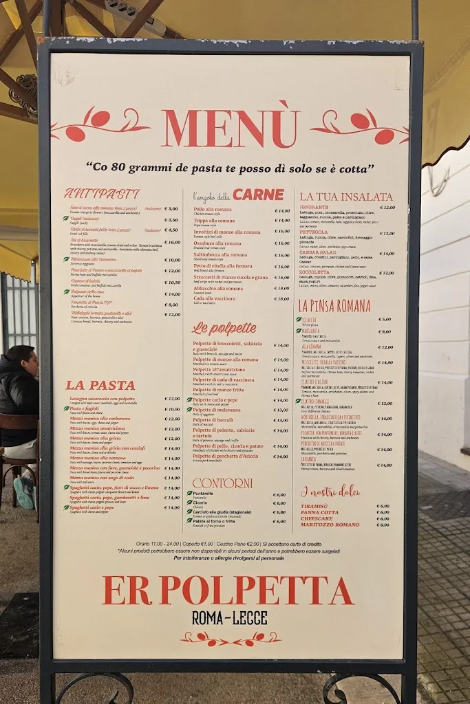 Menu_Er Polpetta - Lecce_Lecce_image_4