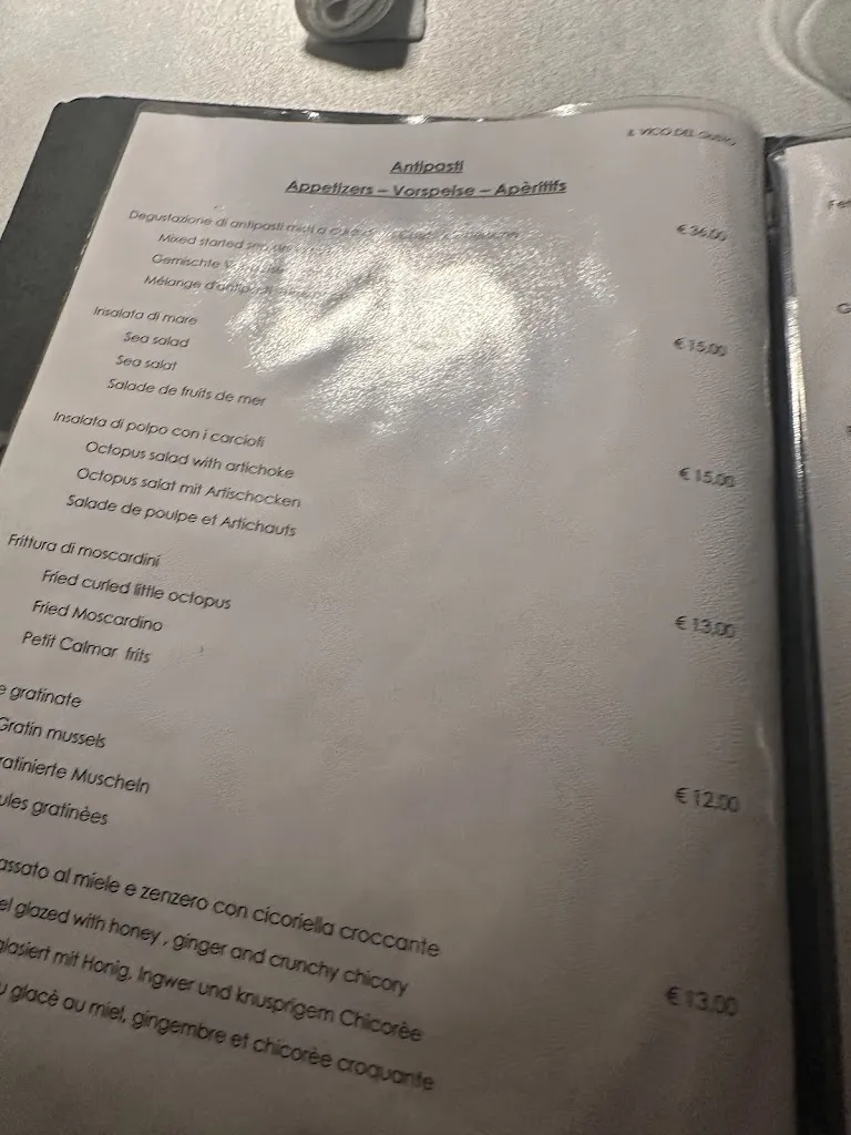 Menu_Il Vico Del Gusto • Ristorante_Lecce_image_4