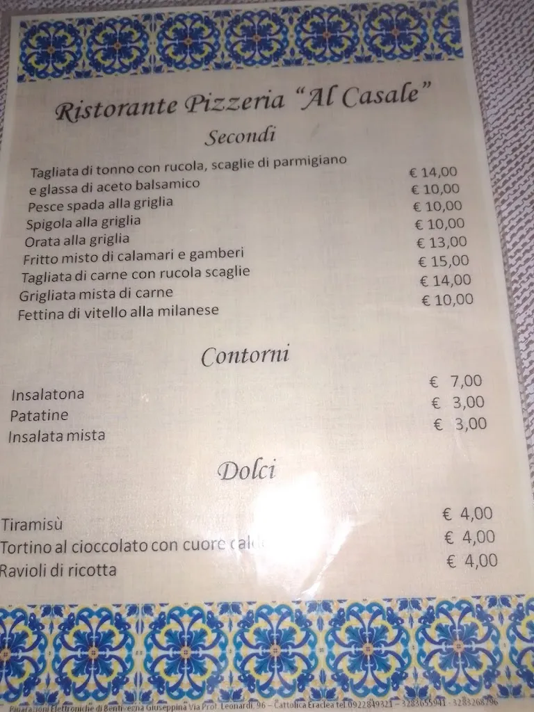 Menu_Al Casale di Magazzu' Giuseppina_Cattolica Eraclea_image_1