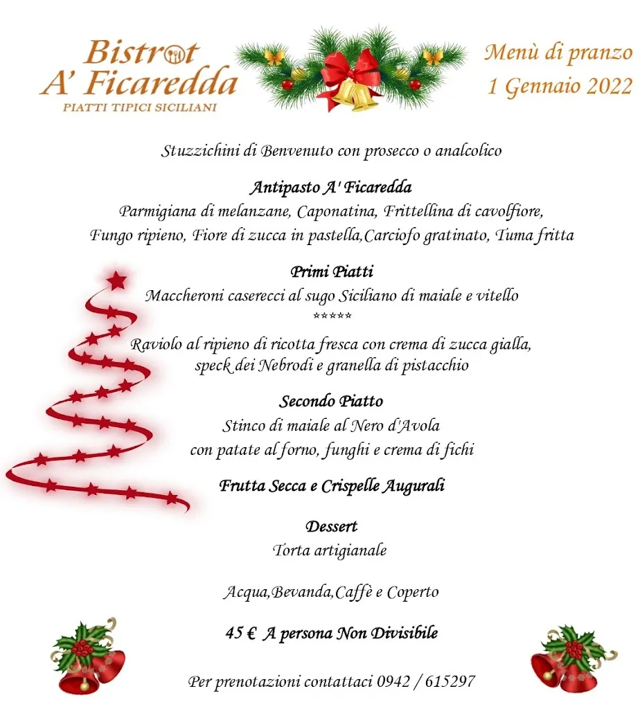 Menu_Bistrot A' Ficaredda - Piatti Tipici Siciliani_Castelmola_image_1