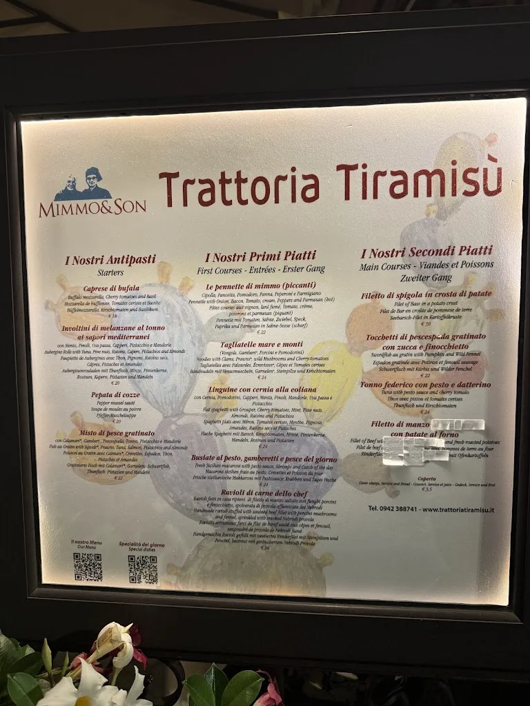 Menu_Trattoria Tiramisù Restaurant in Taormina_Castelmola_image_3