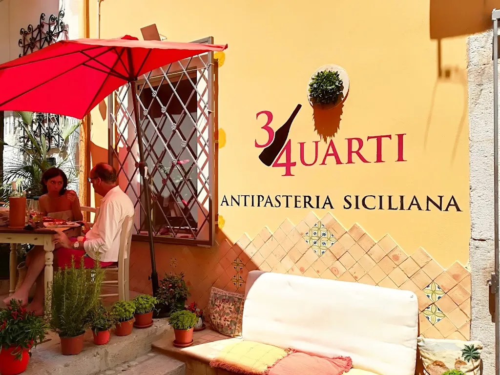 TreQuarti Taormina Antipasteria Siciliana restaurant in Castelmola